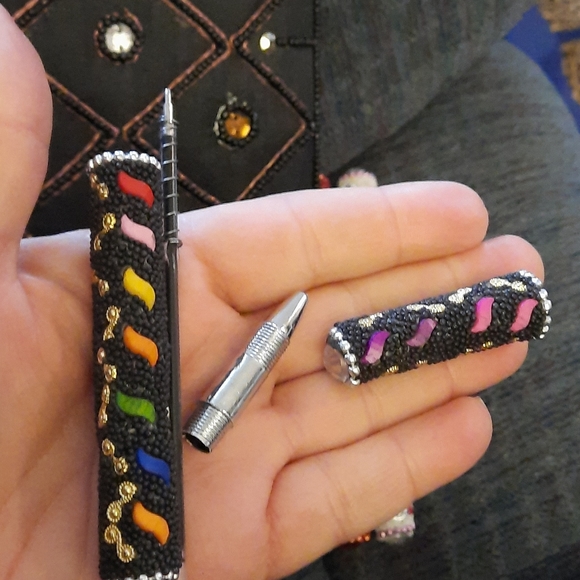 Embellished Quilted Journal and Pens - Picture 6 of 8